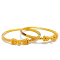 22k-gold-Evergreen Striped Meenakari Bangles