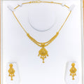Festive Two-Tier Hanging Chain Necklace Set