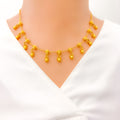 Delightful Hanging Bead Necklace Set