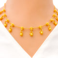 Delightful Hanging Bead Necklace Set