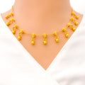 Delightful Hanging Bead Necklace Set