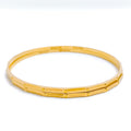 22k-gold-Delicate Dotted Smooth Finish Bangles