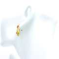 22k-gold-Posh Flower Earrings
