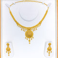 22k-gold-Elevated Festive Tassel Necklace Set 