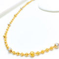 Classy Two-Tone Orb Chain -  22"