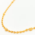 Elegant Beaded Gold Chain  -  26"