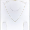 18k-Sparkling Petite Diamond Necklace
