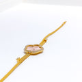 22k-gold-decorative-dressy-flower-cz-bracelet