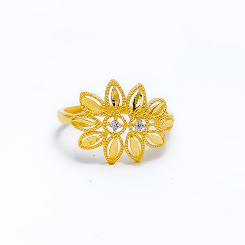 Gorgeous Graceful Floral Ring