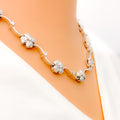 gold-beautiful-floral-vine-diamond-necklace-set