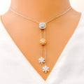 Adjustable Trendy Bolo Diamond Necklace