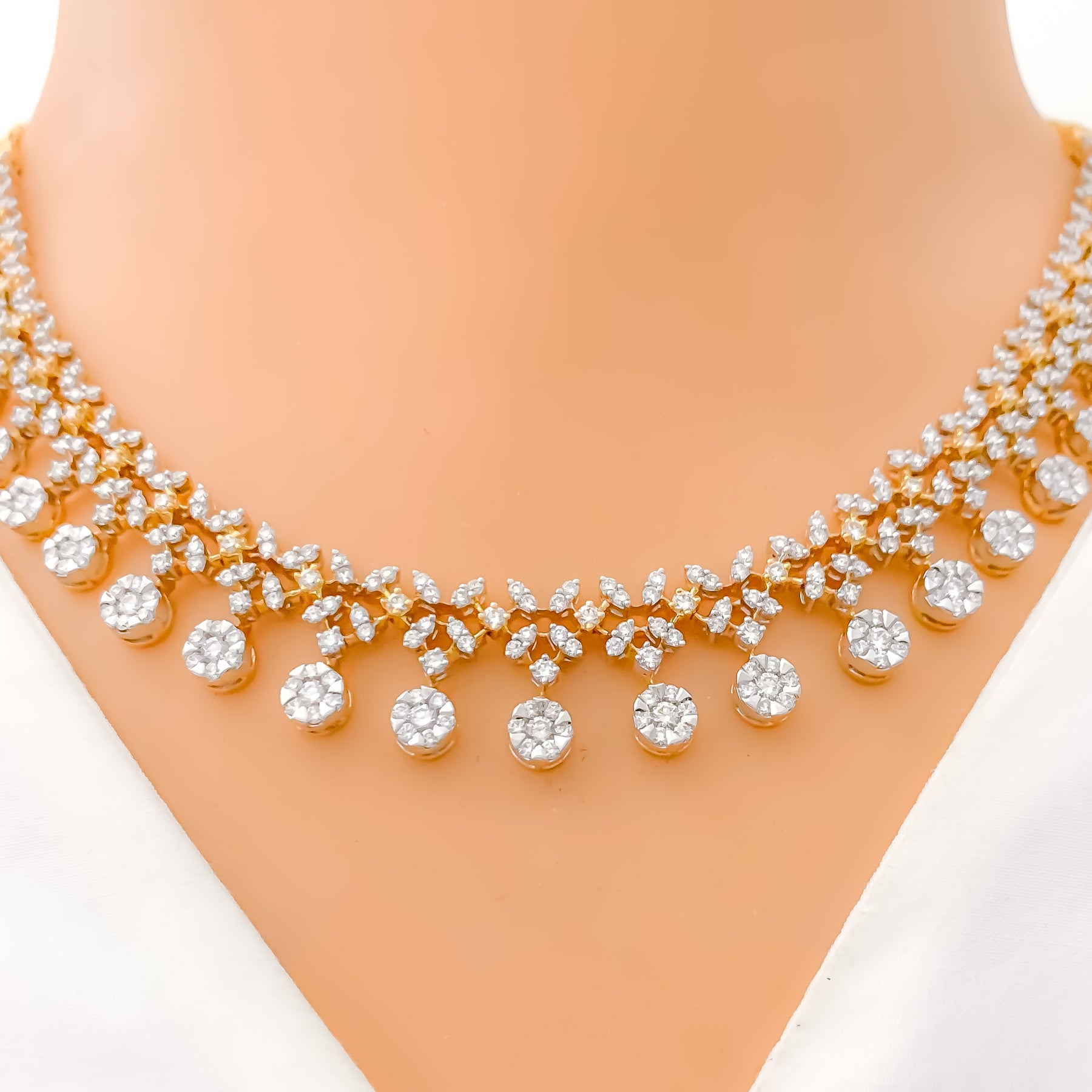 Buy Laxmi Kasulu and Flower Design Gold Necklaces at Krishna Jewellers