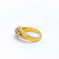 Posh Floral Diamond Ring
