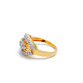 Intricate Bright Diamond Ring