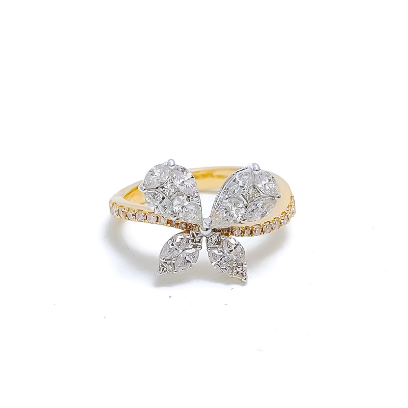 Majestic Butterfly Diamond Ring