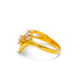 Distinct Vanki Diamond + 18k Gold Ring