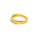 Impressive Stackable Diamond + 18k Gold Ring