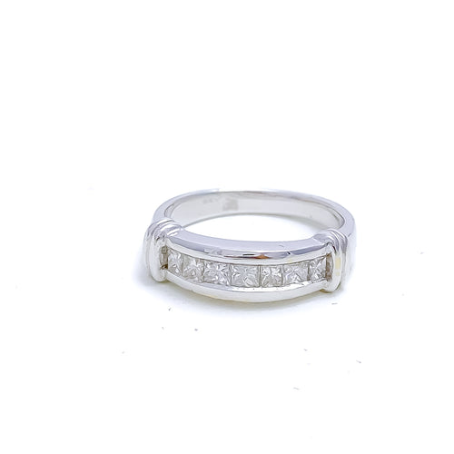 Lovely Striped Diamond Ring