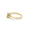 Tasteful Classic Diamond + 18k Gold Ring