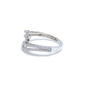 Contemporary Chic Diamond + 18k Gold Ring