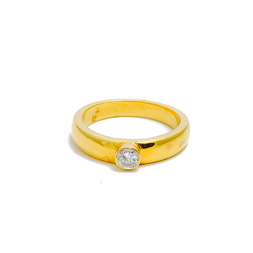 Posh Bezel Set Diamond Ring 