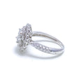 Impressive Dressy Diamond Floral Ring 