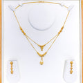 22k-gold-lara-Radiant Charming Lara Necklace Set 