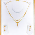 22k-gold-Glistening Hanging Charm Lara Necklace Set 