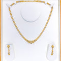 22k-gold-Magnificent White Gold Accented Lara Necklace Set 