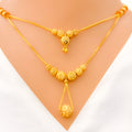 22k-gold-lara-Radiant Charming Lara Necklace Set 