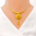 22k-gold-Iconic Jali Dome Necklace Set