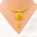 22k-gold-Iconic Jali Dome Necklace Set