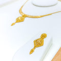 Exclusive Classy Diamond Shape Necklace Set