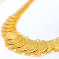 22k-gold-Royal Timeless Coin Necklace  -  21"