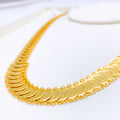 22k-gold-Ethereal Interlinked Coin Necklace - 21"