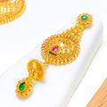 Upscale Vibrant Kundan Long Set