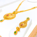 Upscale Vibrant Kundan Long Set