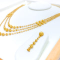 Decorative Long Three Lara Necklace Set