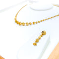 Delicate Faceted Bead Necklace Set