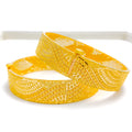 22k-gold-tasteful-wavy-leaf-bangles