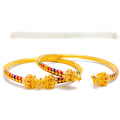 22k-gold-flower-adorned-vibrant-pipe-bangles