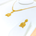 22k-gold-elevated-floral-chandelier-bell-necklace-set