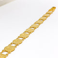 Stately Reversible Coin 22k Gold Bracelet