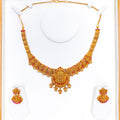 Floral Lakshmi Antique Necklace Set