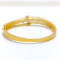 22k-gold-stylish-floral-cz-bangle-bracelet