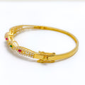 22k-gold-fashionable-dressy-bangle-bracelet