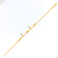 22k-gold-Refined High Finish Dangling Bracelet