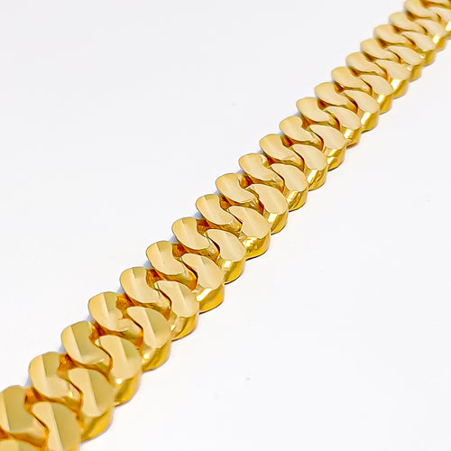 22k-gold-reflective-interlinked-mens-bean-bracelet