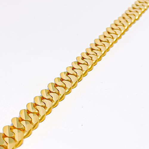 22k-gold-impressive-evergreen-mens-bracelet