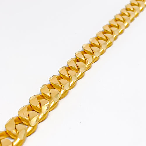 22k-gold-lavish-oval-link-mens-bracelet